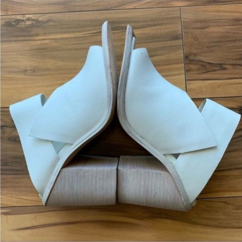 Wal pai white leather Elegant White Women's Shoes 6